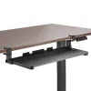 Maclean MC-839 Bīdāmā tastatūras platforma | Zemgalda atvilktne tastatūrai un pelei | Skavas tipa tastatūras paliktnis | Ergonomisks darbstacijas risinājums