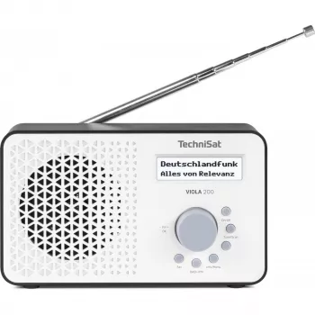 TV uztvērējs TECHNISAT VIOLA 200 balts/melns HD DVB‑S2