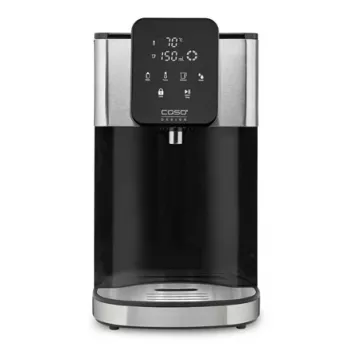 Elektriskā tējkanna Caso Turbo Hot Water Dispenser HW 1660 — 4 L, 2600 W, melna/nerūsējošais tērauds