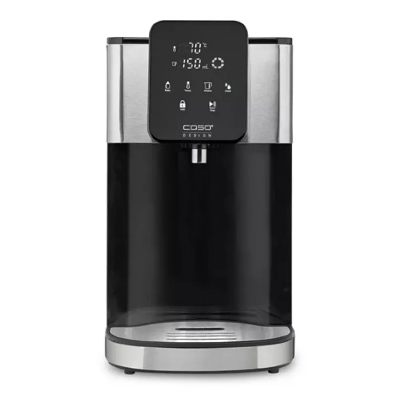 Elektriskā tējkanna Caso Turbo Hot Water Dispenser HW 1660 — 4 L, 2600 W, melna/nerūsējošais tērauds