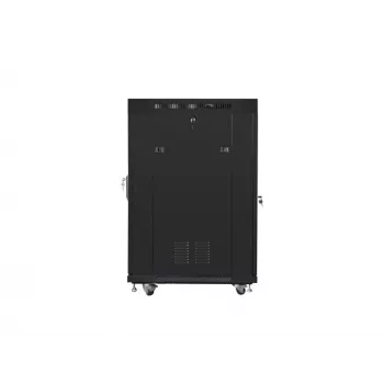 Brīvi stāvošs statīvs LANBERG FF01-6822-12BL 22U Melns 1200 kg