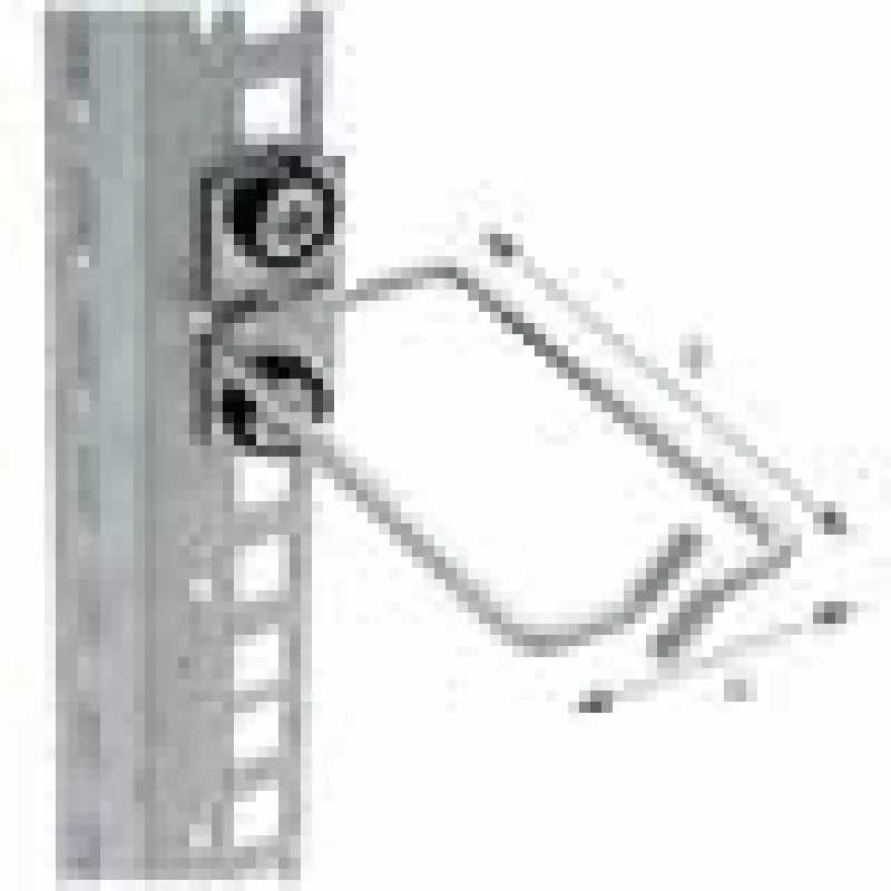 Kabeļu pārvaldības gredzens Triton D1 80x80mm
