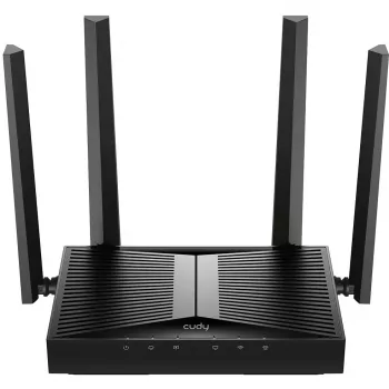Galda maršrutētājs Cudy WR3600 divjoslu Wi-Fi 7 (802.11be), līdz 2882 Mbps, 4× Gigabit LAN, 1× WAN, melns