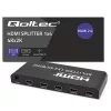 Qoltec 51799 Aktīvais HDMI sadalītājs 4 x HDMI 4K x 2K | 6Gb/s | 60Hz