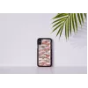 Aizsargājošs viedtālruņa maciņš iKins iPhone XS / iPhone X, rombveida raksts, melns