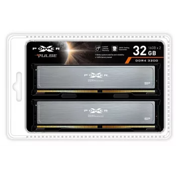 DDR4 galddatora atmiņa Silicon Power XPOWER Pulse 32 GB (2x16 GB) 3200 MHz CL16 288-kontaktu DIMM 1,35 V