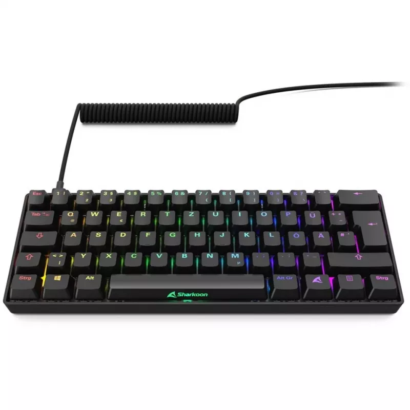 Sharkoon 100065629 tastatūra Home USB QWERTZ vācu melna