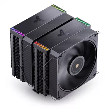 Procesora dzesētājs Jonsbo HX6280 PWM RGB 130 mm, melns