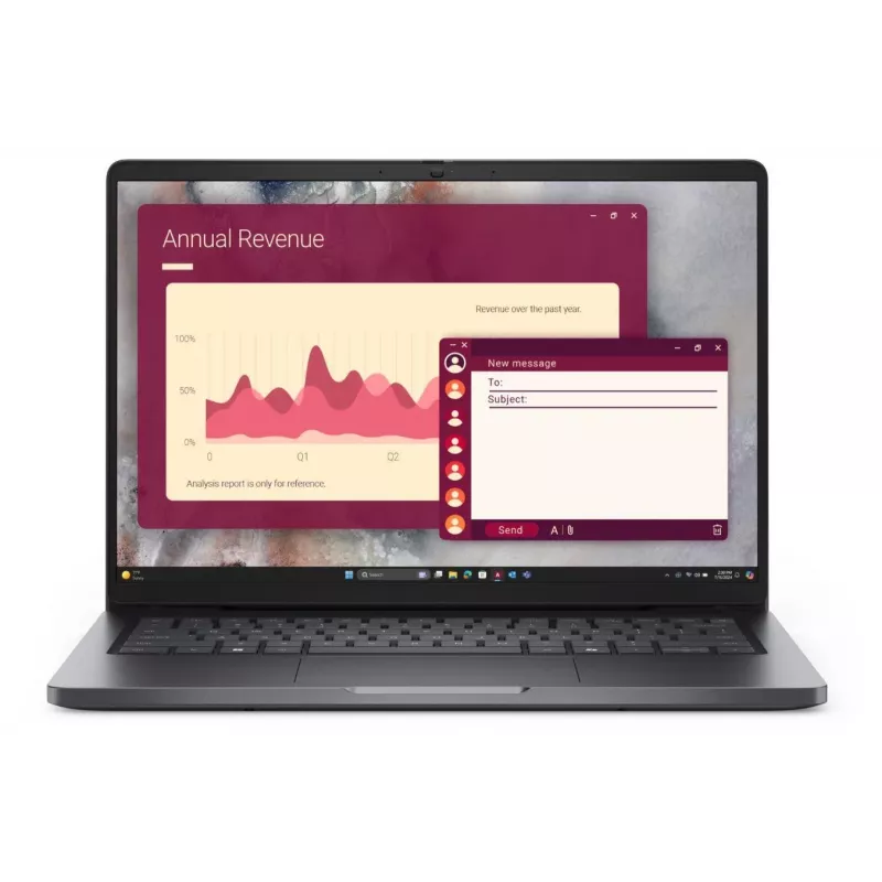 Notebook | DELL | Pro | CPU Intel Core 3 | 100U | 14 | 1920 x 1200 pikseļi | RAM 8 GB | DDR5-SDRAM | SSD 512 GB | Diskrētā grafika Nav pieejama | Integrētā grafika Jā | OS instal