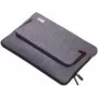 Portfeļa ratiņu soma TROIKA IPC70/GY 33 cm (13 collu) ekrāniem, pelēka, pārnēsāšanas rokturis