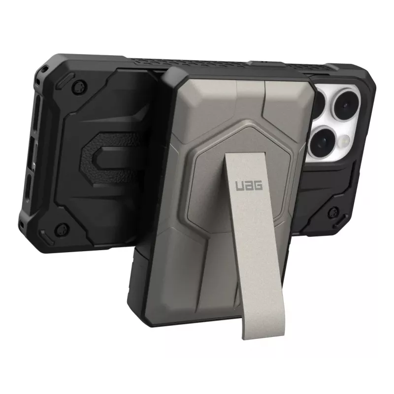 Urban Armor Gear 9B4411114036 ārējais akumulators 10000 mAh Bezvadu uzlāde Melna, Titāna