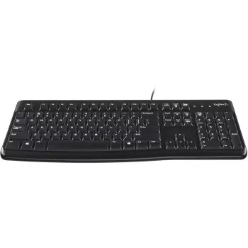 Logitech K120 tastatūra USB QWERTY spāņu melna (920-002499)