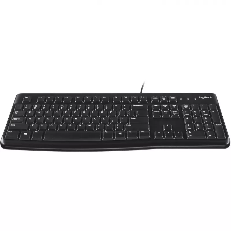 Logitech K120 tastatūra USB QWERTY spāņu melna (920-002499)