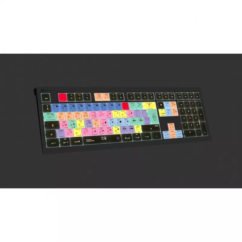 Logickeyboard LKB-PPROCC-A2M-UK tastatūra USB QWERTY angļu valoda melna (LKB-PPROCC-A2M-UK)