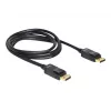 DisplayPort kabelis DeLOCK 82585 2m melns