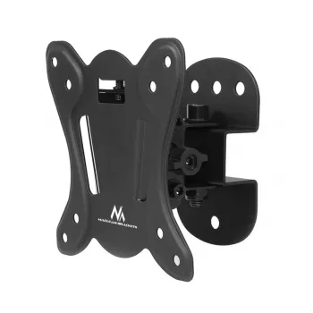 Staba stiprinājuma kronšteins MACLEAN MC-670 — regulējams, iztur līdz 20 kg, VESA 100x100, 13–27 collu monitoriem, melns