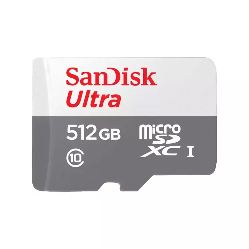 MicroSDXC SanDisk Ultra 512GB UHS-I 10. klase SDSQUNR-512G-GN3MN