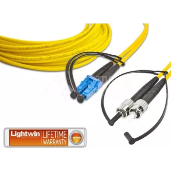 Lightwin LDP-09 LC-ST 5.0 optiskās šķiedras kabelis 5 m dzeltens (LDP-09 LC-ST 5.0)