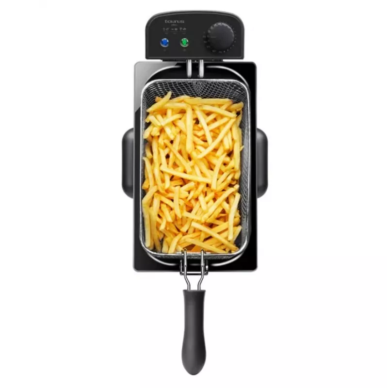 Fritieris Taurus Fry 3 Single — 3 L tilpums, 2000 W, nerūsējošais tērauds, regulējams termostats 150–190°C