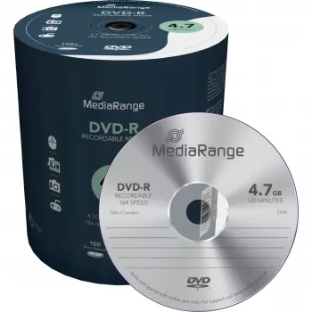 MediaRange MR442 tukši DVD 4,7 GB DVD-R 100 gab.
