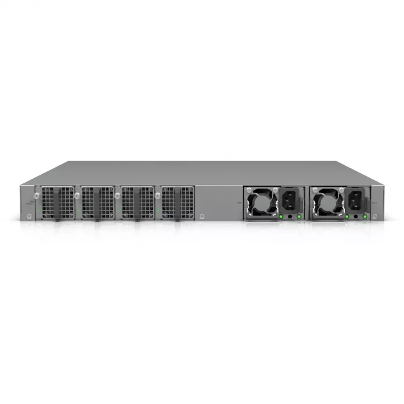 Tīkla slēdzis Ubiquiti UniFi ECS-24-POE — pārvaldīts L2/L3, 24× 10G RJ-45, PoE, 1U, pelēks