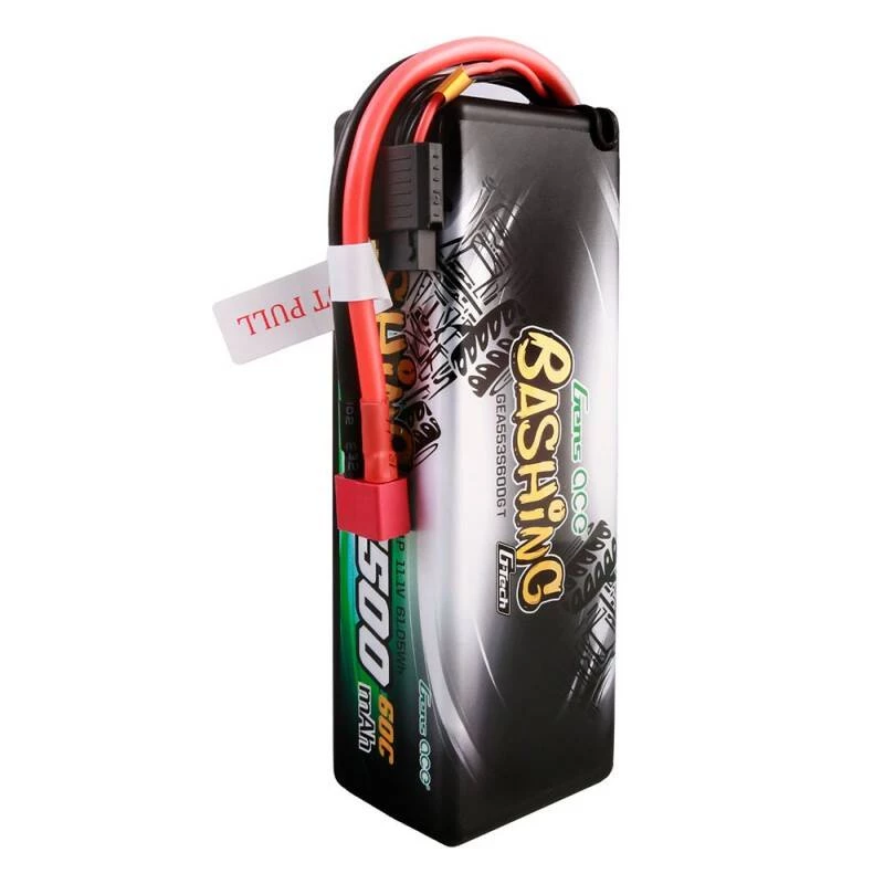 Gens ace G-Tech 5500mAh 11.1V 3S1P 60C HardCase 15# automašīnas akumulators