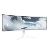 Izliekts monitors Arozzi Nova 49 collas (124.5 cm) Dual QHD 5120×1440 LED VA, 32:9, 4 ms, USB centrmezgls, skaļruņi, balts