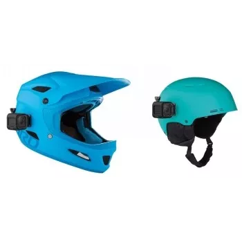 GoPro izliektie + plakanie līmējošie stiprinājumi - atbalsta sistēma - līmējošie stiprinājumi - HD HERO, HERO+ LCD, HERO3, HERO4 Session, HERO6 Black, HERO7 Black, Silver, White