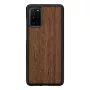 Telefona aizsargmaciņš no koka un vīrieša Samsung Galaxy S20+ — Koala Melns