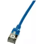 LogiLink CQ9026S tīkla kabelis zils 0,5 m Cat6a U/FTP (STP) (CQ9026S)