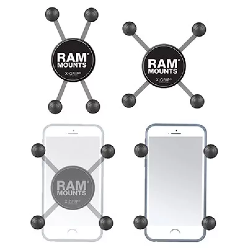 RAM Mounts X-Grip universālais tālruņa turētājs ar lodveida stiprinājumu