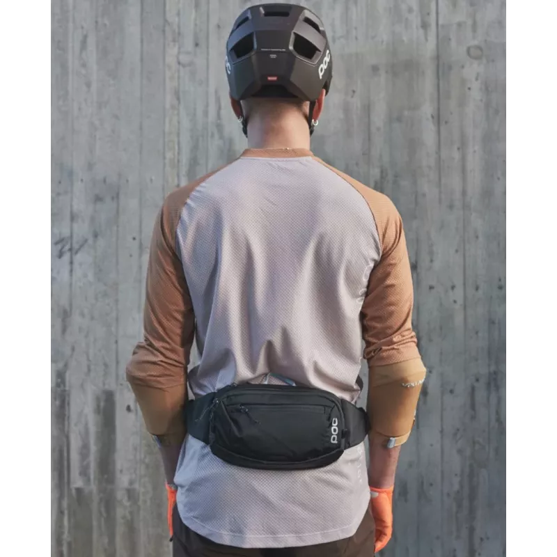 Jostas soma POC Lamina Hip Pack, 2 L, melna (Uranium Melns), unisex