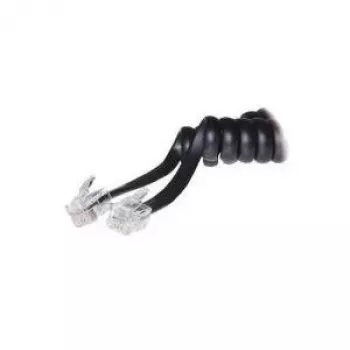 S/CONN 10m RJ10 melns/caurspīdīgs TC70135-10 ShiverPeaks