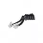 S/CONN 10m RJ10 melns/caurspīdīgs TC70135-10 ShiverPeaks