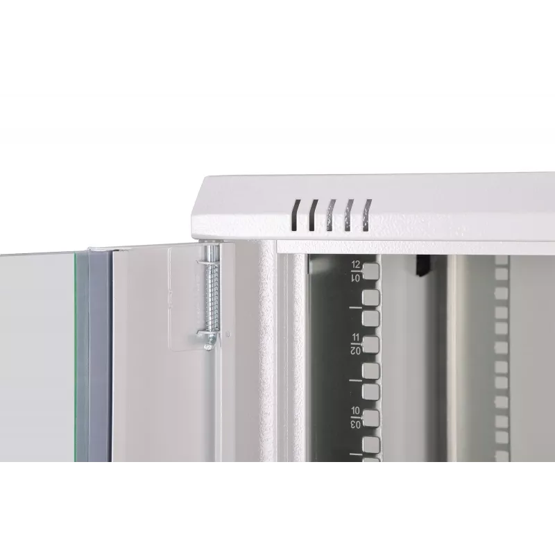 Sienas stiprinājuma skapis DIGITUS Dynamic-N 12U 600x600 mm IP20, atslēgas slēdzene, kabeļu pārvaldība, ne samontēts
