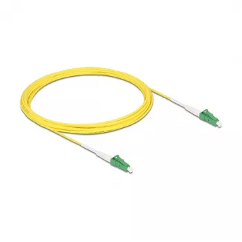 DeLOCK InfiniBand/optiskās šķiedras kabelis 5 m LC LC/APC dzeltens 9 µm OS2