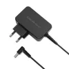 Maiņstrāvas barošanas adapteris QOLTEC 51033 klēpjdatoriem, 45 W, 19,5 V, 2,31 A, 220–240 V, iekštelpām, melns, 1,7 m kabelis