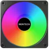Montech GF120R V2 ARGB datora korpusa ventilatora modulis 12 cm melns 3 gab.