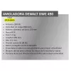Leņķa slīpmašīna DeWALT DWR490 — 2200 W, 230 mm disks, 6600 apgr./min., 5,2 kg