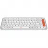Logitech POP Icon Keys - tastatūra - bezvadu - Bluetooth LE - QWERTY - US International - Off White, oranža (920-013072)