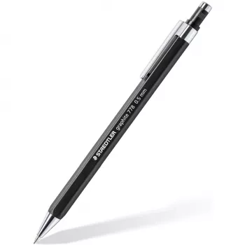 Mechanical pencil Staedtler 778 05-9, 0,5 mm, sešstūra korpuss, melns, melna grafīta serde