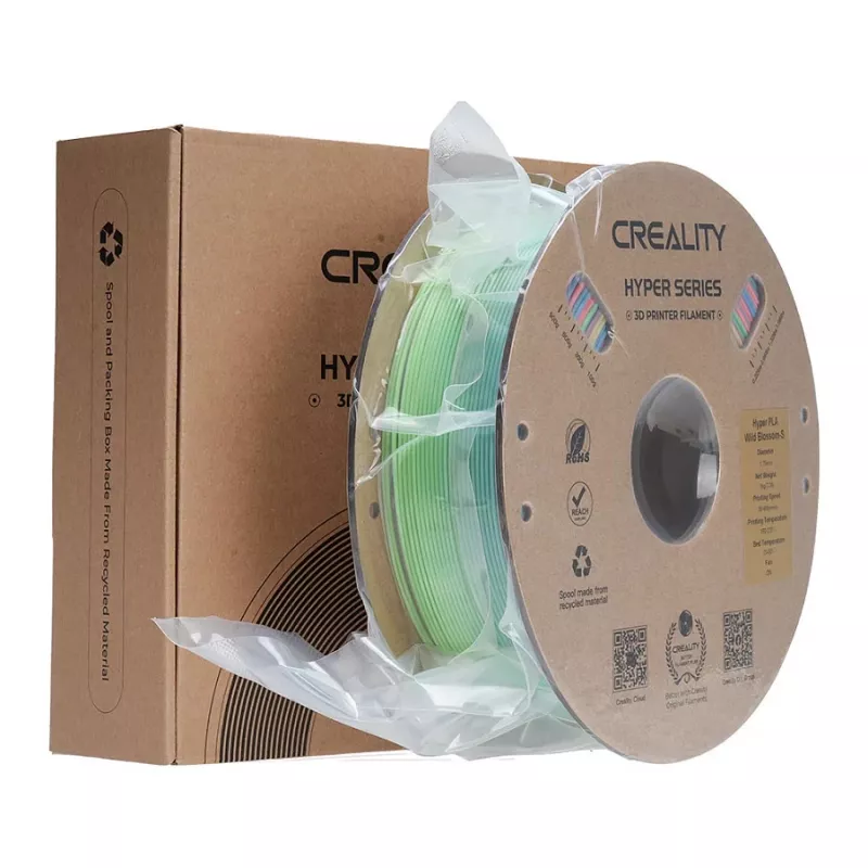 Creality PLA kvēldiega spole 1,75 mm 1 kg — zila, zaļa, rozā (3301010425)