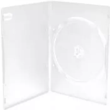 MEDIARANGE piederums CD-/DVD disku futrālis - DVD futrālis - 1 disks - Caurspīdīgs - Plastmasa - 120 mm - RoHS