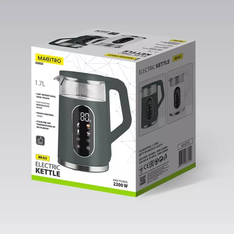 Elektriskā tējkanna Maestro MR-023-zaļa 1,7 L 2220 W