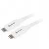 USB kabelis Sharkoon USB 3.2 Gen 1 0.5m Balts