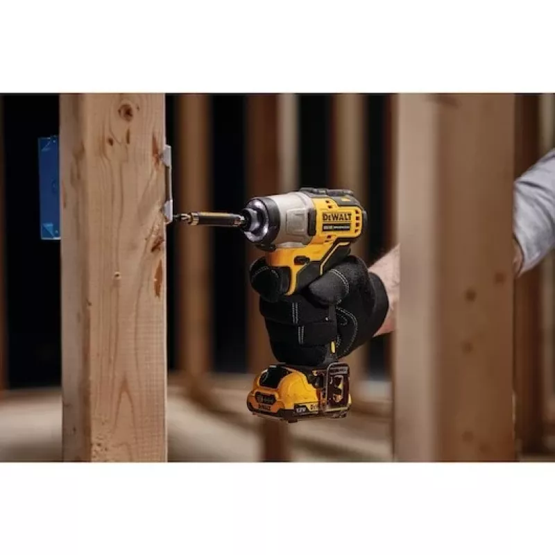DeWALT DCF601N-XJ akumulatora skrūvgriezis/triecienskrūvgriezis 1100 RPM Melna, Dzeltena