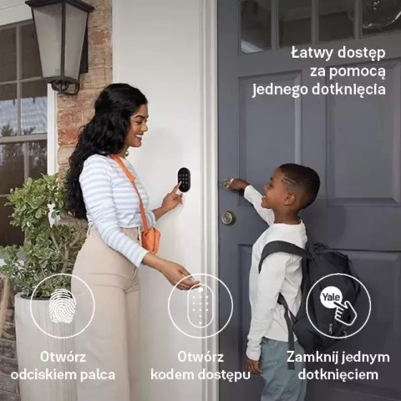 Tastatūras piederums Yale viedajām slēdzenēm 05/303000/BL — 69×19×122 mm
