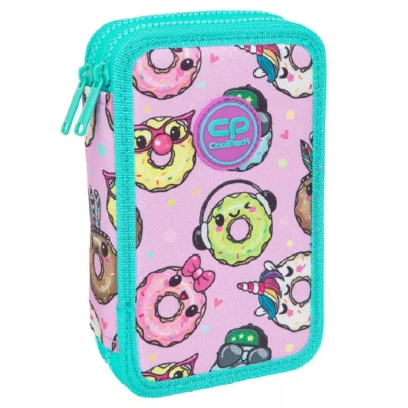 Penālis Coolpack Jumper 2 — divstāvu nodalījumu dizains, rāvējslēdzēja aizdare, auduma apdare