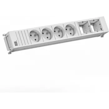 Strāvas sadalītājs Bachmann 916.717 – 4x UTE kontaktligzdas, 2x kabeļi/moduli, 0,2 m kabelis