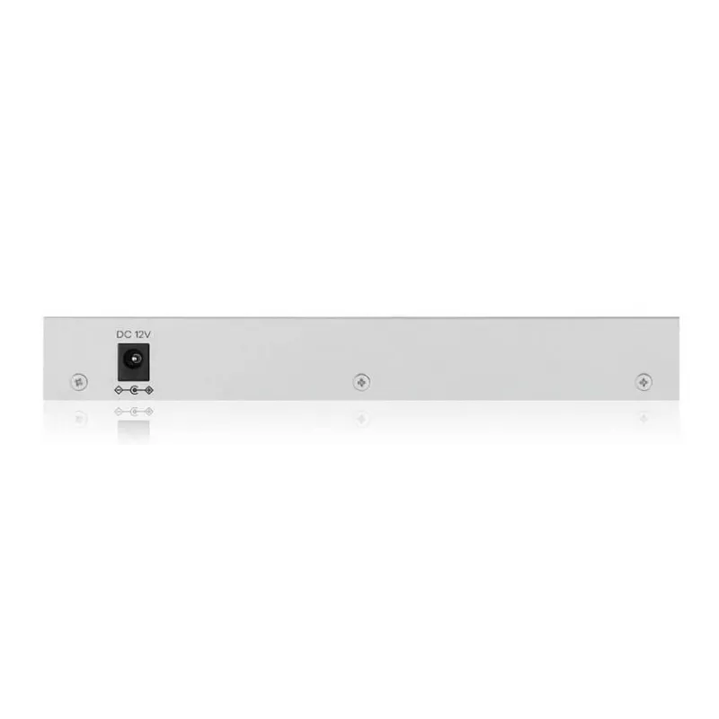 Pārvaldāms L2 Gigabit slēdzis Zyxel GS1200-10v3 — 8 x Gigabit (10/100/1000), 20 Gbps, MAC 4000, darbvirsmas, pelēks